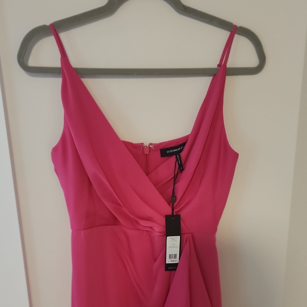 BCBGMaxAzria Fuchsia High Low Dress - Picture 2 of 2